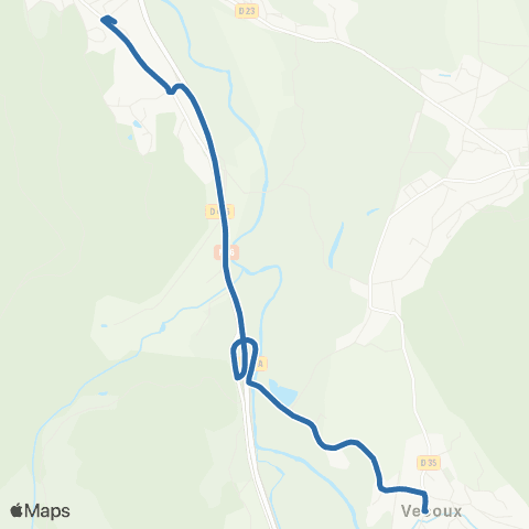 Fluo 88 Vecoux / Remiremont map