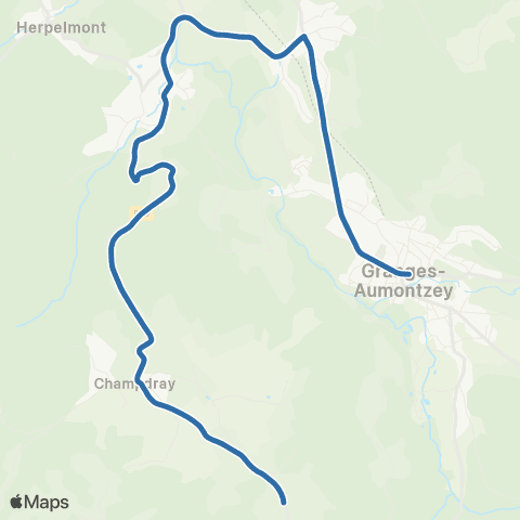 Fluo 88 Champdray / Granges-Aumontzey map