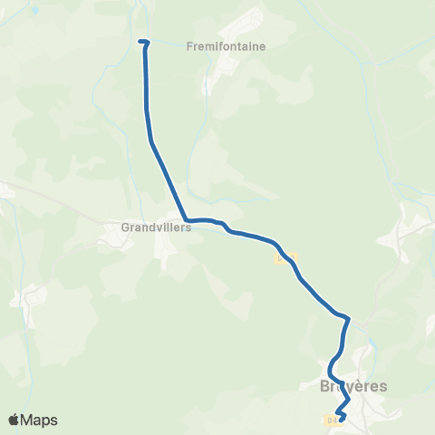 Fluo 88 Pierrepont-sur-l-Arentele / Bruyères map