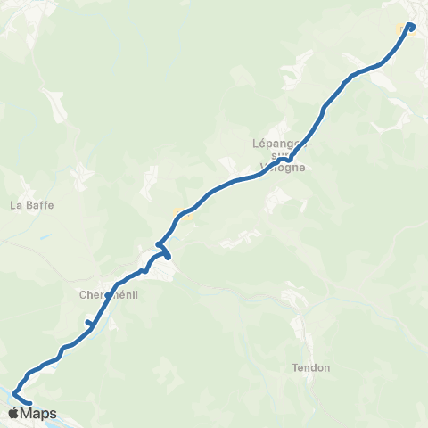 Fluo 88 Jarmenil / Bruyères map