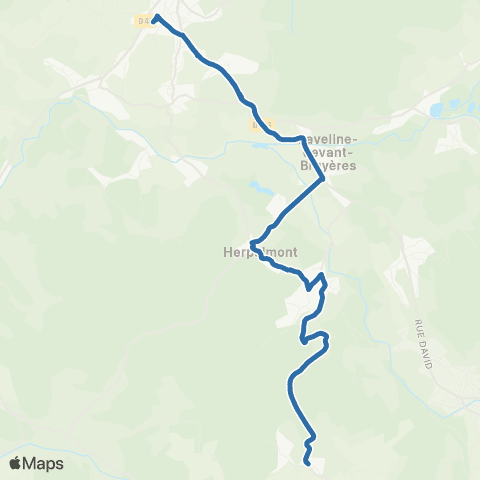 Fluo 88 Champdray / Bruyères map