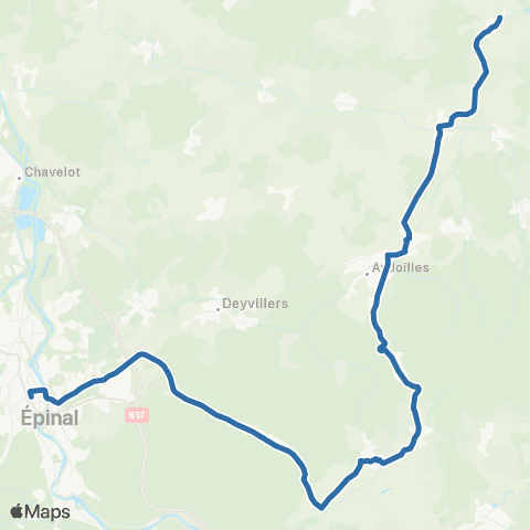 Fluo 88 Destord / Épinal map