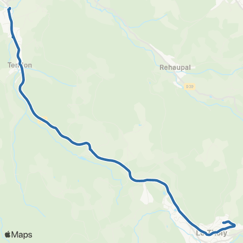 Fluo 88 Tendon / le Tholy map