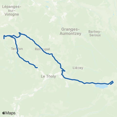 Fluo 88 Tendon / Gérardmer map