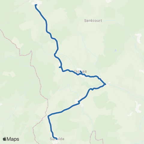 Fluo 88 Senaide / Lamarche map