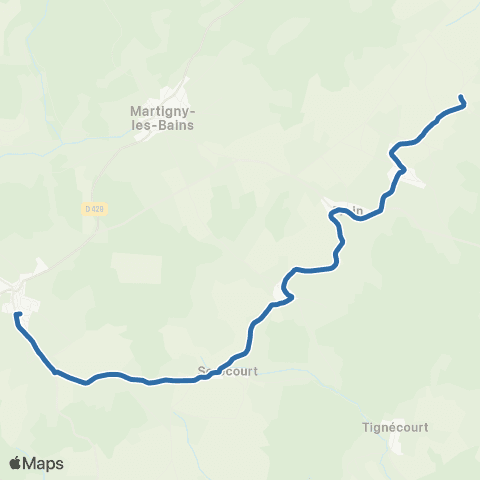 Fluo 88 Gigneville / Lamarche map