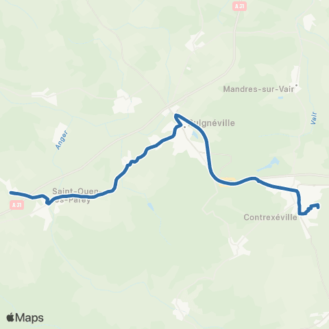 Fluo 88 Urville / Contrexéville map