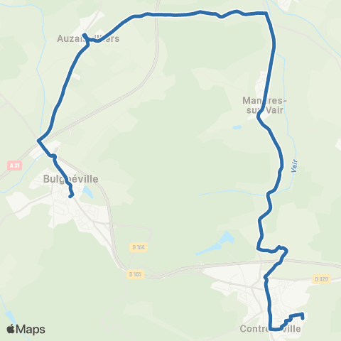 Fluo 88 Bulgneville / Contrexéville map