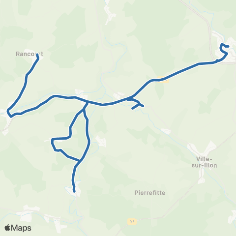 Fluo 88 Rancourt / Dompaire map