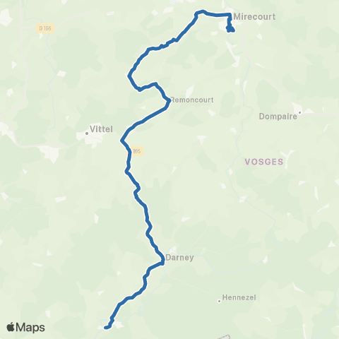 Fluo 88 Viviers-les-Offroicourt / Mirecourt map