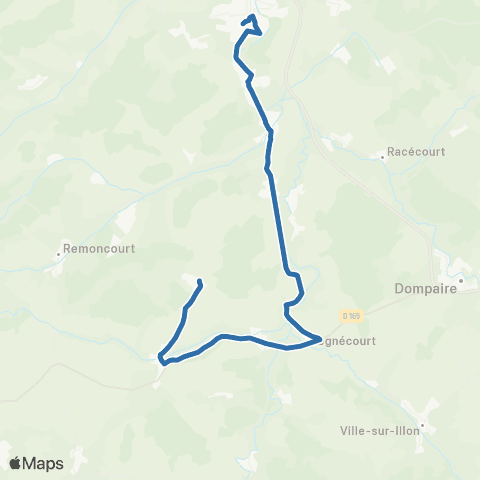 Fluo 88 Rancourt / Mirecourt map