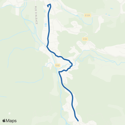 Fluo 88 Thiéfosse / Vagney map