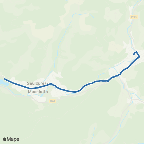 Fluo 88 Saulxures-sur-Moselotte / Cornimont map