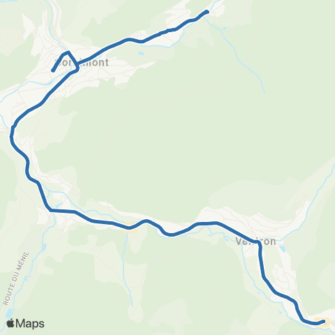 Fluo 88 Ventron / Cornimont map