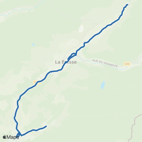 Fluo 88 La Bresse / Cornimont map