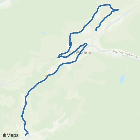 Fluo 88 La Bresse / Cornimont map