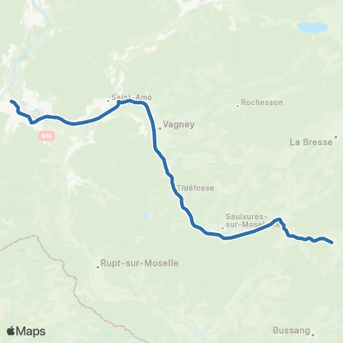 Fluo 88 Ventron / Remiremont map