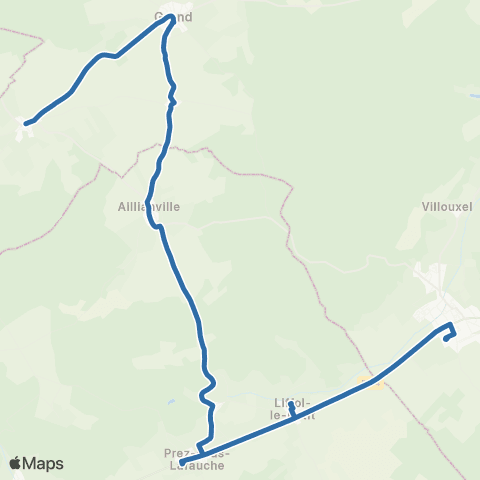 Fluo 88 Trampot / Liffol-le-Grand map