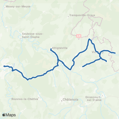 Fluo 88 Rainville / Neufchâteau map