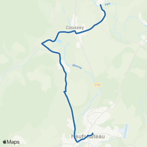 Fluo 88 Moncel-sur-Vair / Neufchâteau map