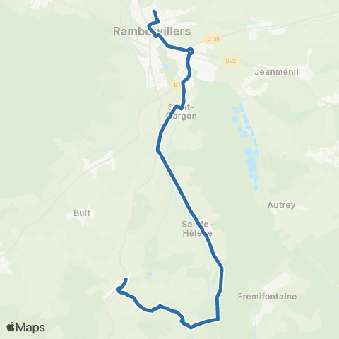 Fluo 88 Destord / Rambervillers map