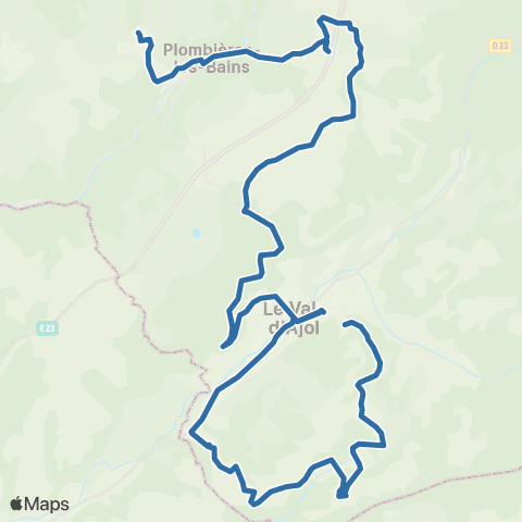 Fluo 88 Le-Val-d-Ajol / Plombières-les-Bains map
