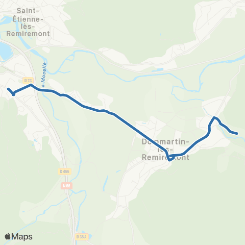 Fluo 88 Dommartin-les-Rmt / Remiremont map