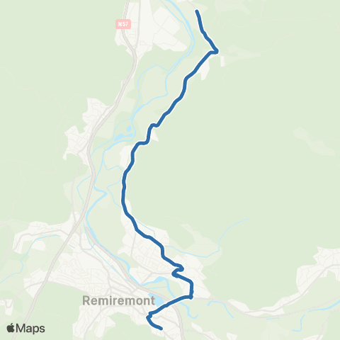 Fluo 88 St-Etienne-les-Remiremont / Remiremont map