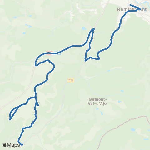 Fluo 88 Le-Val-d-Ajol / Remiremont map