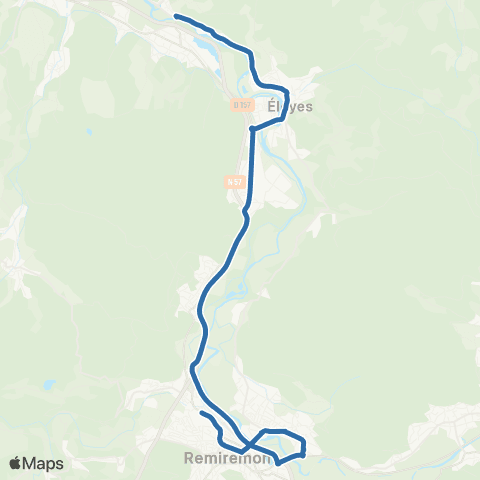 Fluo 88 Jarmenil / Remiremont map