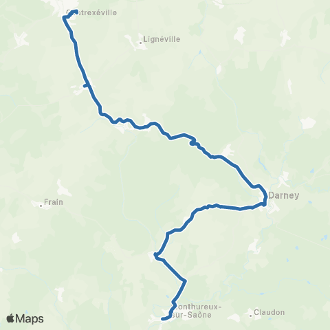 Fluo 88 Monthureux-sur-Saône / Contrexéville map