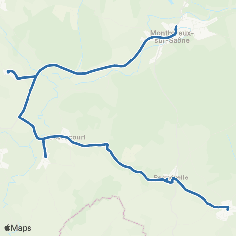 Fluo 88 Martinvelle / Monthureux-sur-Saône map