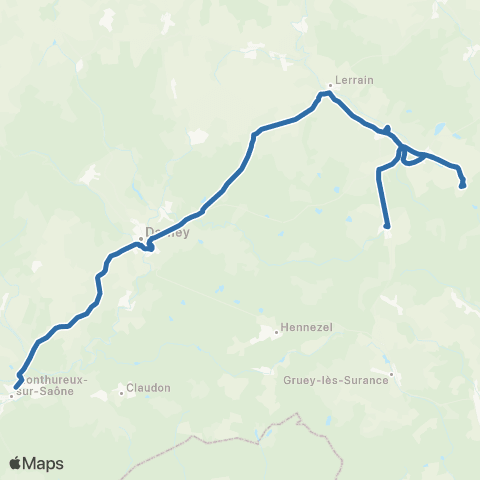 Fluo 88 Viomenil / Monthureux-sur-Saône map