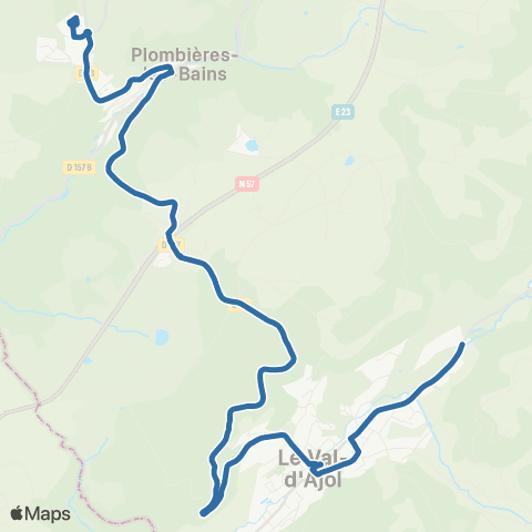 Fluo 88 Le Val-d-Ajol / Plombières-les-Bains map