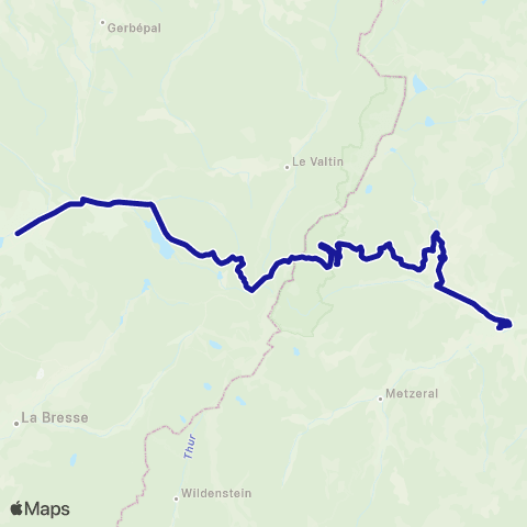 Fluo 88 - Scolaires 13 - Gérardmer / Munster map