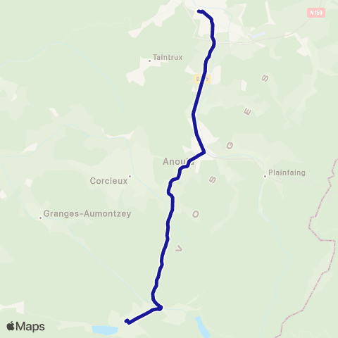 Fluo 88 - Scolaires 17 - St-Dié-des-Vosges / Gérardmer map