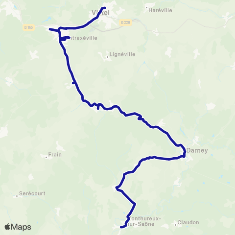 Fluo 88 - Scolaires 88 - Monthureux / Contrexéville / Vittel map