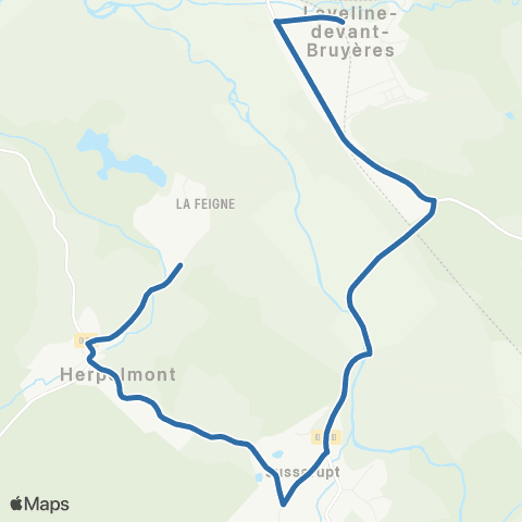 Fluo 88 - Scolaires Herpelmont / Laveline-Dvt-Bruyères map