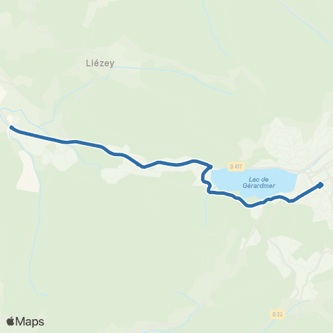 Fluo 88 - Scolaires Gérardmer map