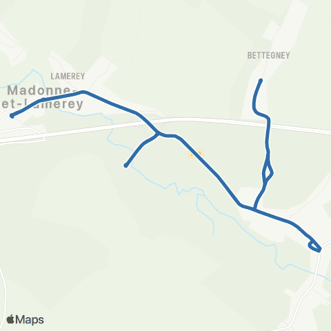 Fluo 88 - Scolaires Madonne-et-Lamerey / Damas-et-Bettegney map