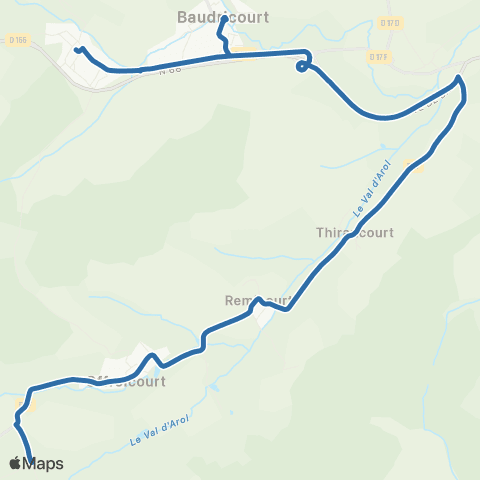 Fluo 88 - Scolaires Viviers-les-Offroicourt / Rouvres-en-Xaintois map
