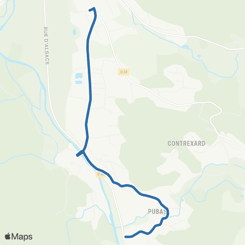Fluo 88 - Scolaires Basse-sur-le-Rupt / Vagney map