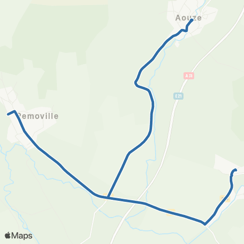 Fluo 88 - Scolaires Removille / Rainville map