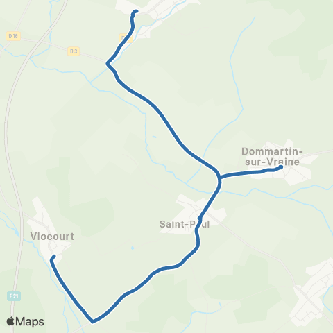 Fluo 88 - Scolaires Viocourt / Rainville map