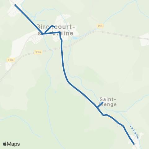 Fluo 88 - Scolaires Gemmelaincourt / Gironcourt-sur-Vraine map