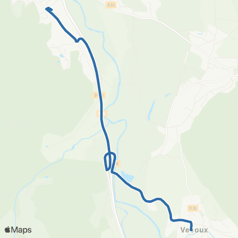 Fluo 88 - Scolaires Vecoux / Remiremont map