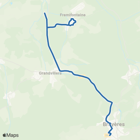 Fluo 88 - Scolaires Pierrepont-sur-l-Arentèle / Bruyères map