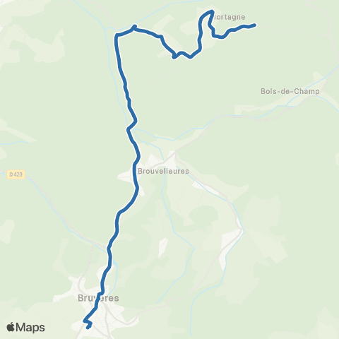 Fluo 88 - Scolaires Mortagne / Bruyères map