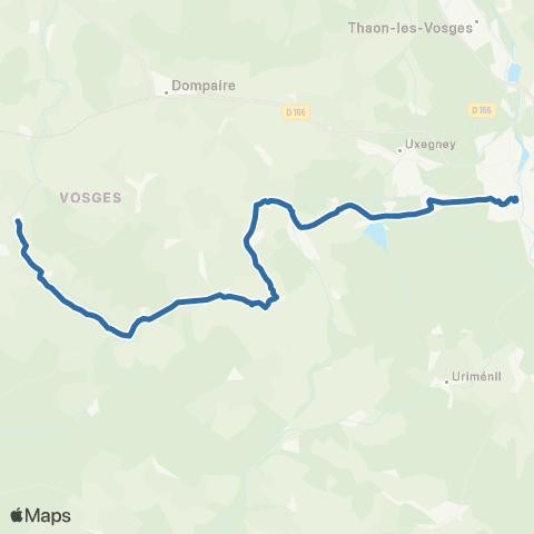 Fluo 88 - Scolaires Pont les Bonfays / Épinal map