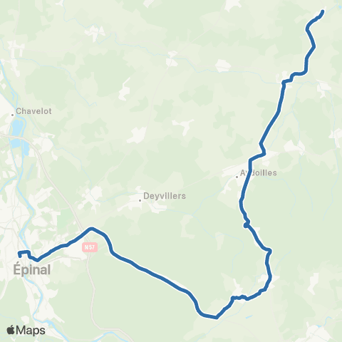 Fluo 88 - Scolaires Destord / Épinal map